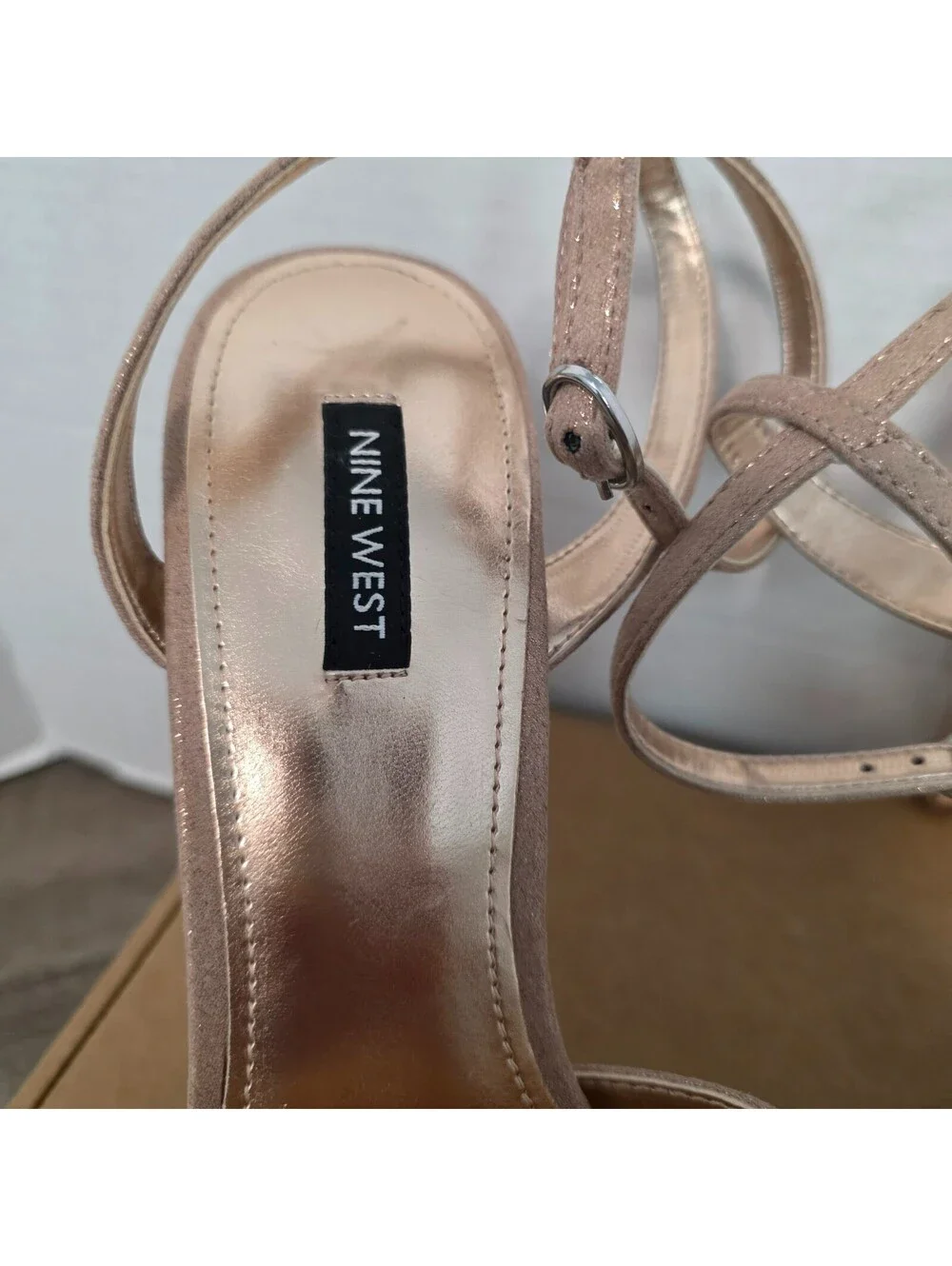 Nine West GoBig Platform Dress Sandals. Size Wn's 9.5